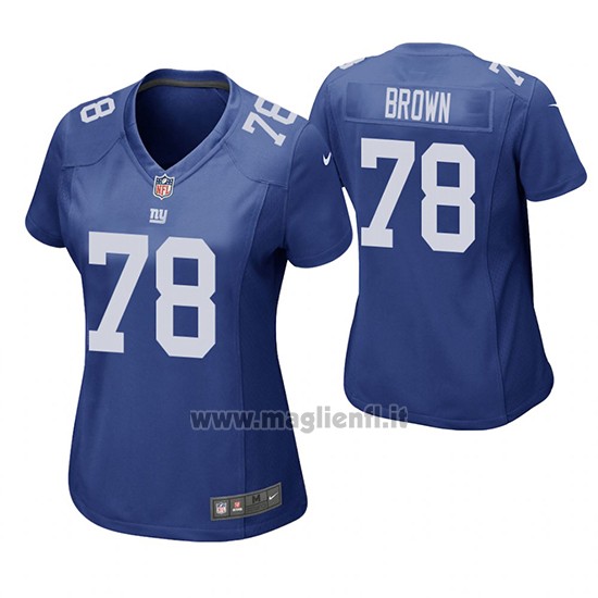 Maglia NFL Game Donna New York Giants Jamon Brown Blu